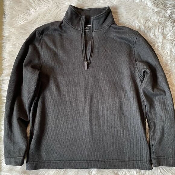 Van Heusen Men’s Gray Pullover 1/4 Zip Athletic Top (Size: Medium) - Picture 3 of 14